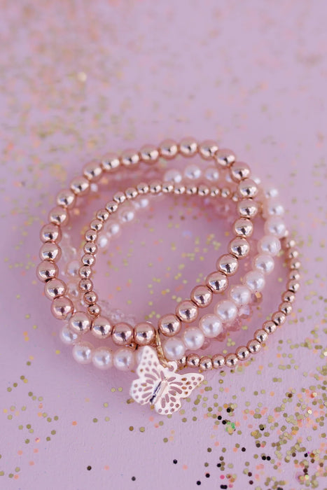 Blush Crush Bracelet Set 4pc