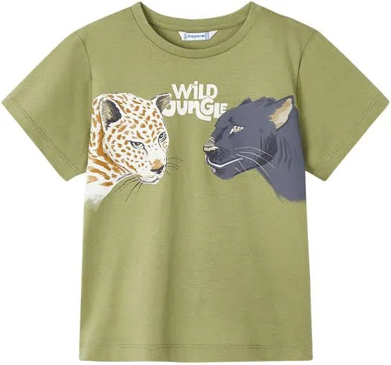 Mayoral Wild Jungle Iguana Green T-Shirt