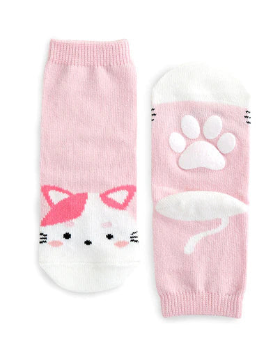 Zoo Socks Non Slip Grip- Kitty