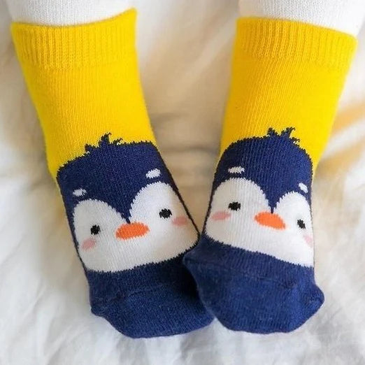 Zoo Socks Non Slip Grip- Penguin
