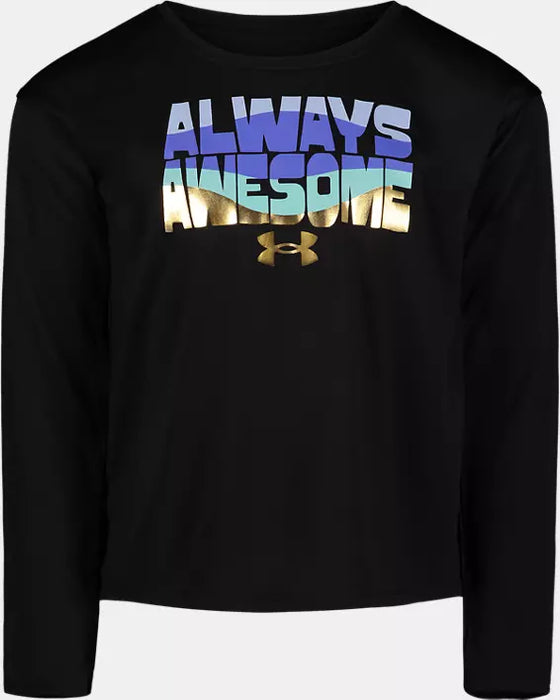 Under Armour Girls Always Awesome Long Sleeved Top