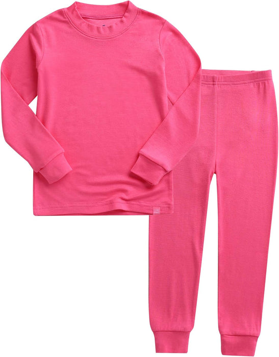 Hot Pink Long Sleeve Pajamas
