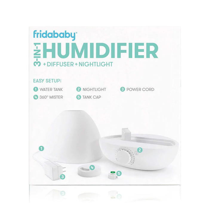 FridaBaby - BreatheFrida - 3 in 1 Humidifier/ Diffuser/ Nightlight