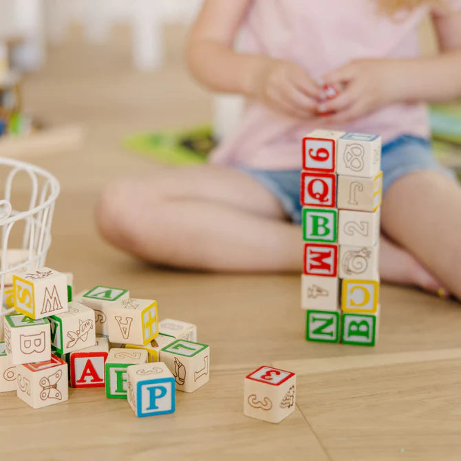 Using A 123 Block Wooden ABC/ 123 Blocks — Hello Baby & Kids