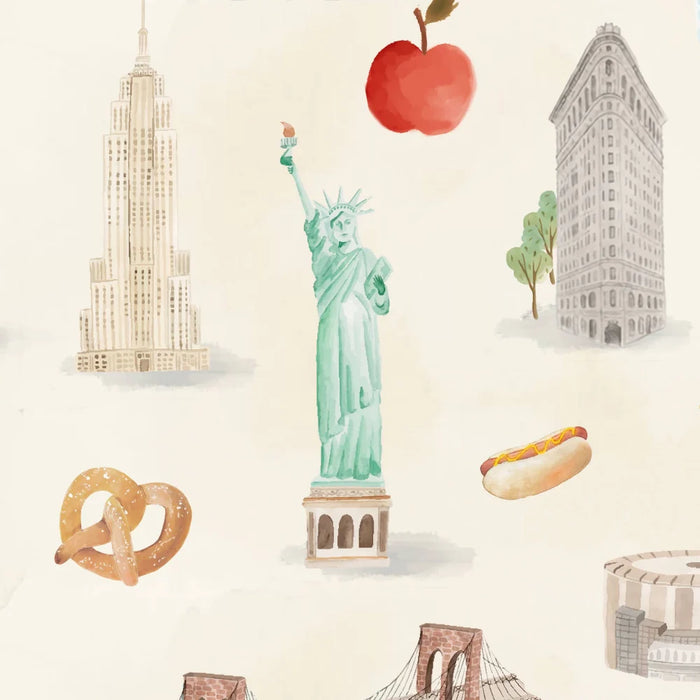 Silcone Bib Printed - Big Apple Baby