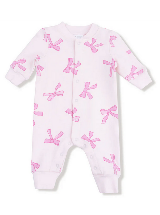 Pretty Bow Button-Up Romper