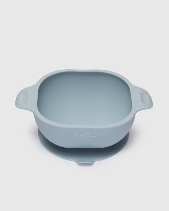 Born to be Wild Silicone Suction Snack Bowl - Blue