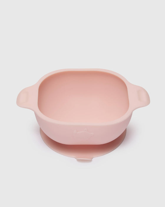 Born to be Wild Silicone Suction Snack Bowl - Blush Pink