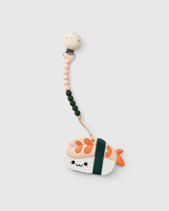 Pacifier Clip Teether Set - Ebi Sushi