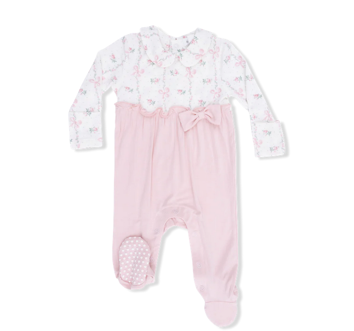 Dainty Buds and Bows- Bow Footie