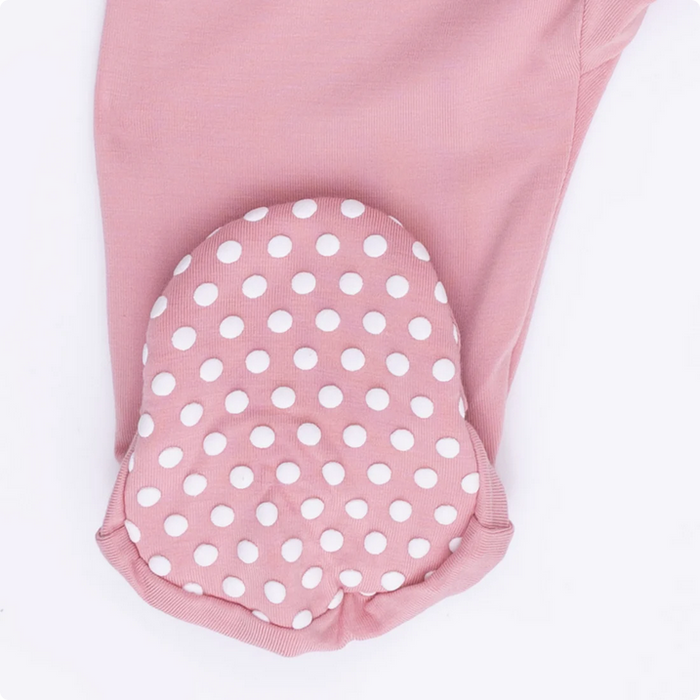 Rose Elegance 2 Way Zipper Footie