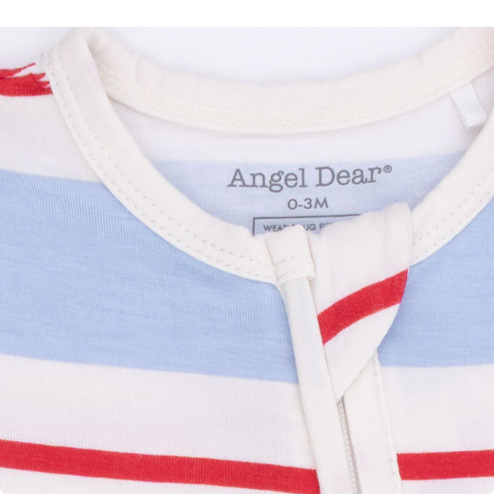 Preppy Rugby 2 Way Zipper Footie