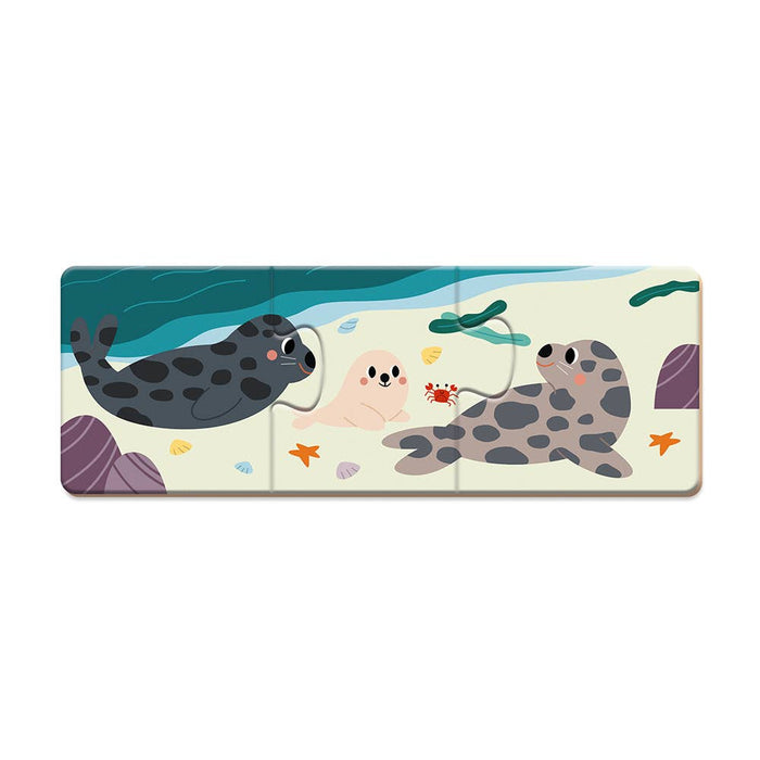 Janod - Matching Game | 30-piece animal puzzle | WWF partnership