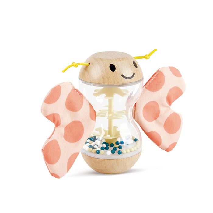 Hape Toys - Baby Sensory Butterfly Rainmaker with Crinkle Wings