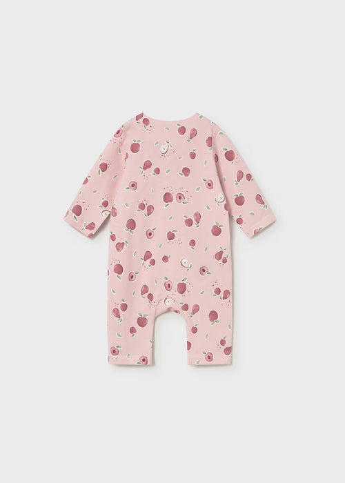 Pink Apple Kimono Style Onesie