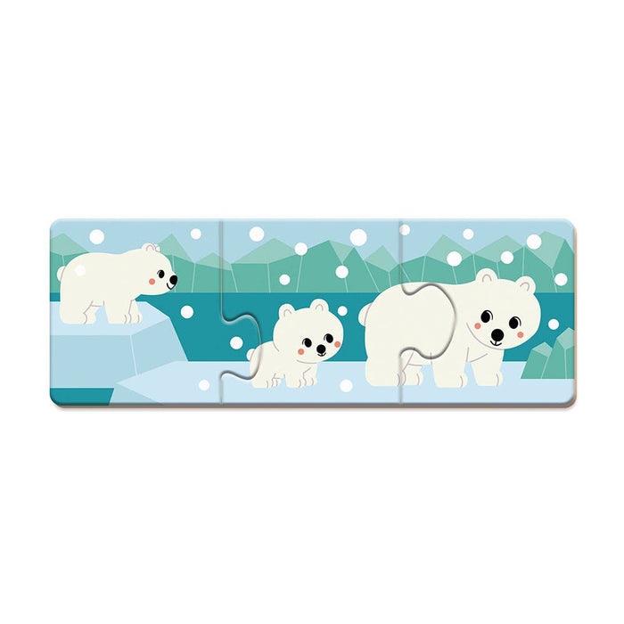 Janod - Matching Game | 30-piece animal puzzle | WWF partnership