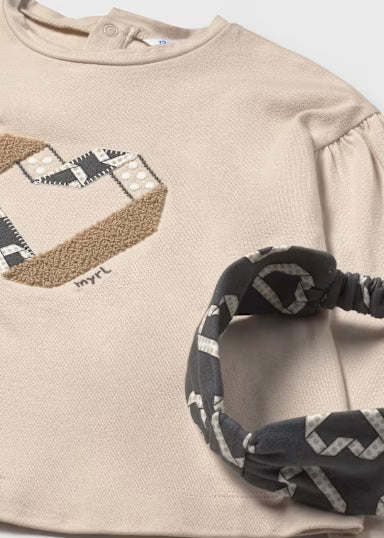 Oragami Heart Set with Headband