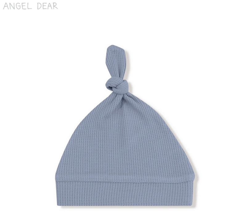 Blue Blizzard Knotted Hat