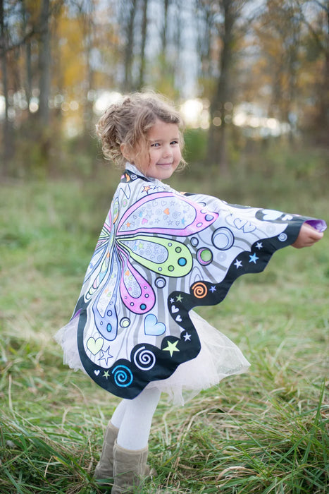 Great Pretenders Colour-A-Cape Butterfly Wings Kit