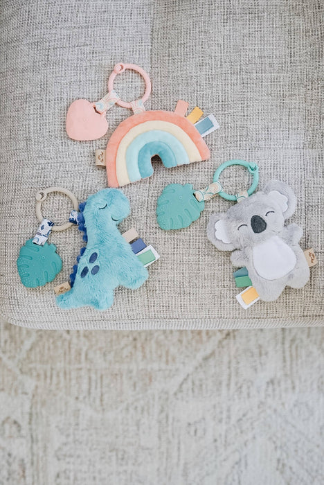 Itzy Ritzy - Itzy Pal™ Plush + Teether: Strawberry