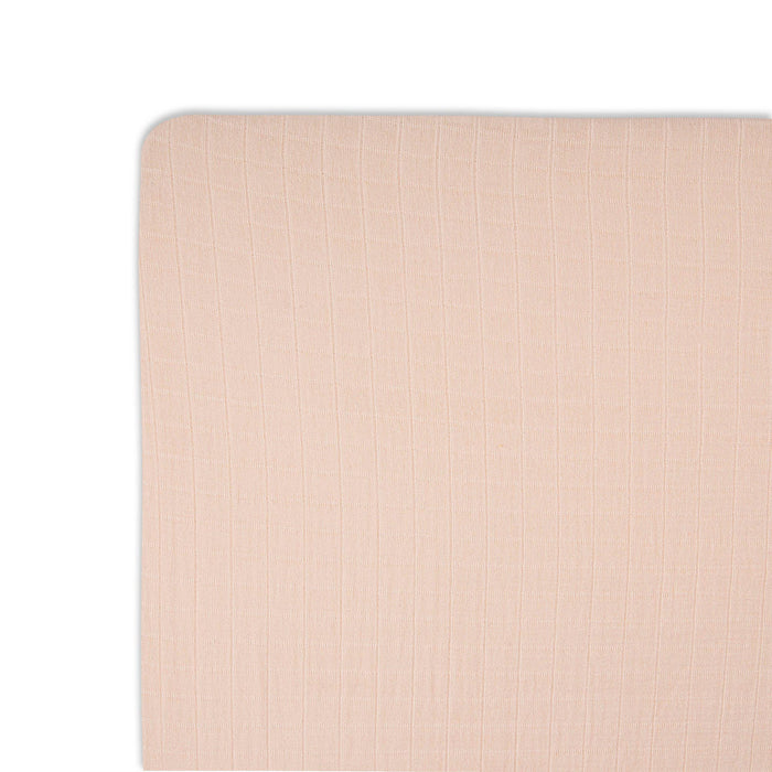 Crane Baby - Crib Fitted Sheet - Desert Rose