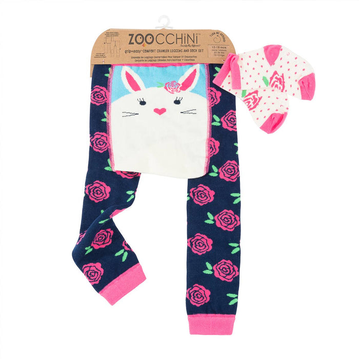 ZOOCCHINI - Crawler Legging/Sock Set Beatrice the Bunny: S