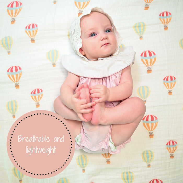 The Sky Is The Limit Baby Swaddle Blanket