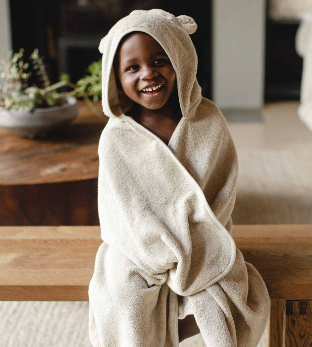Burt's Bees Baby - Organic Cotton Toddler Hooded Bear Towel: Bear Towel / Toddler Towel 50" x 26"
