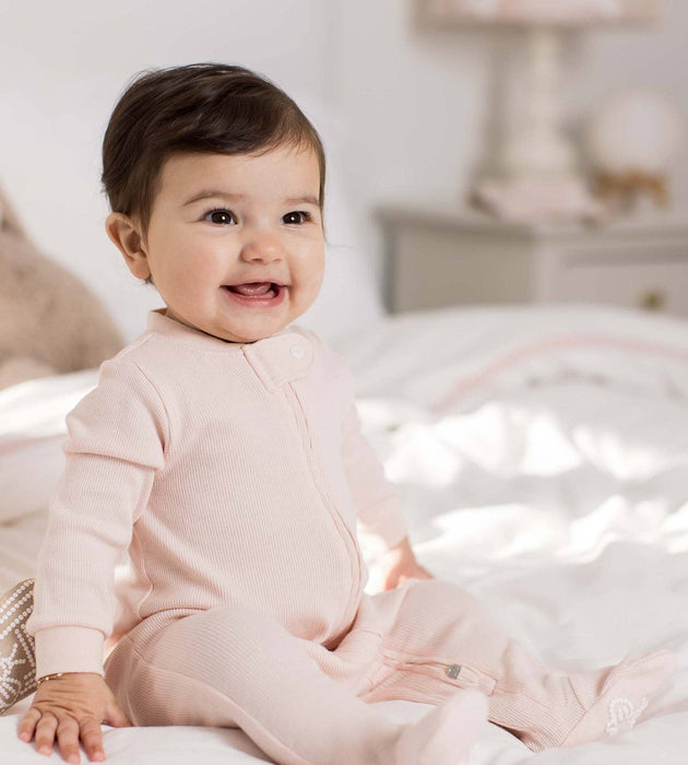 Burt's Bees Baby - Solid Rib Organic Cotton Sleep & Play - Ranunculus