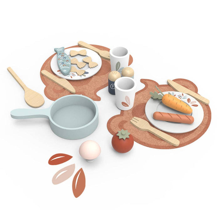 Speedy Monkey - Dining Set - Role play - wooden toys