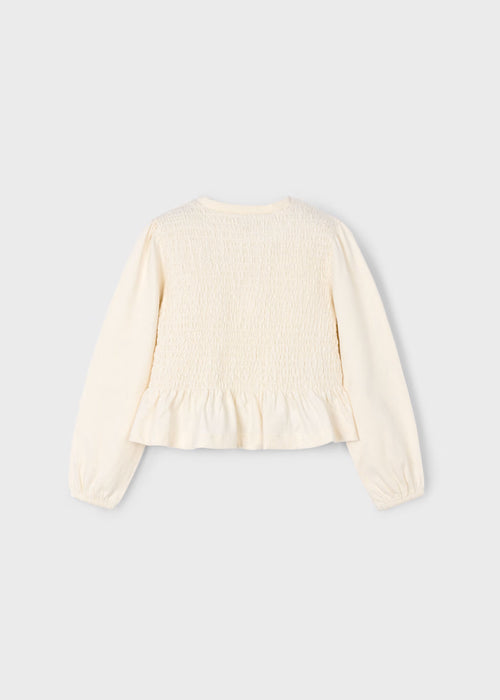 Long Sleeve Smocked Shirt