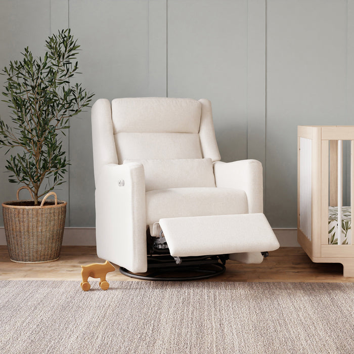Babyletto Kiwi Plus Power Recliner and Swivel Glider with Power Adjustable Headrest and USB Port