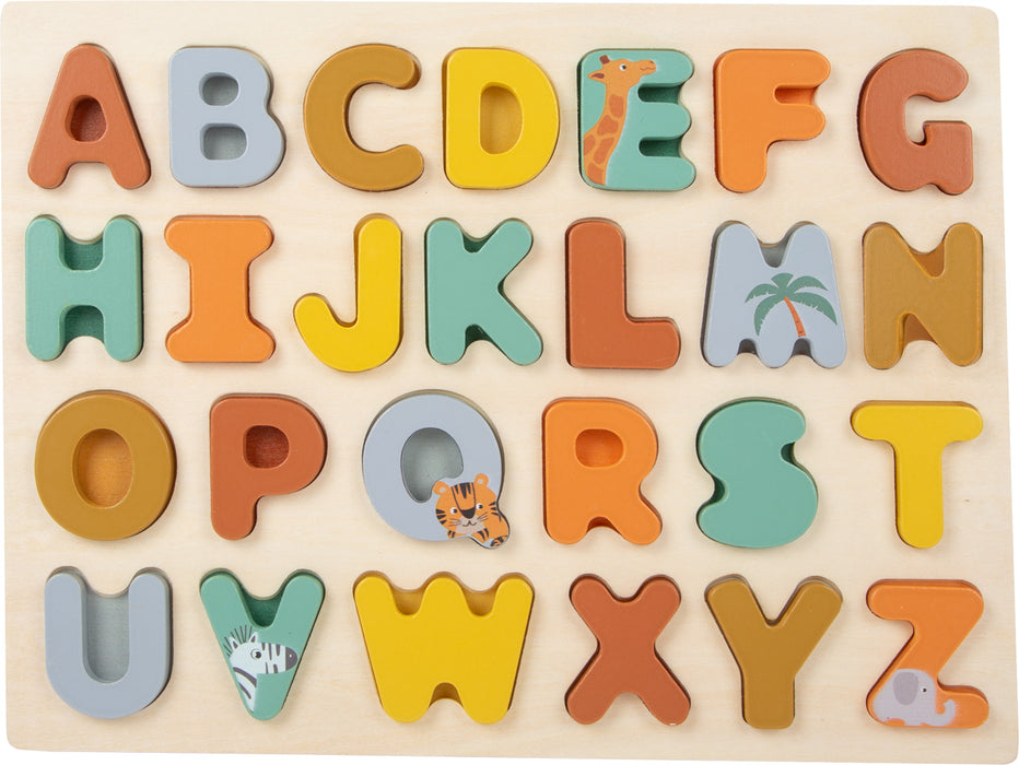 Safari Letters Wooden Alphabet Puzzle