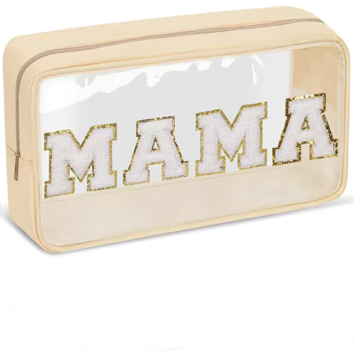 Preppy Clear Mama Toiletry Bag