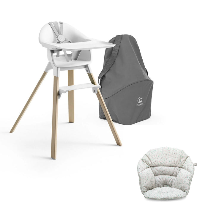 Stokke® Clikk™ High Chair Bundle (highchair + cushion + travel bag)