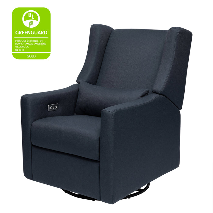 Babyletto Kiwi Electronic Recliner and Swivel Glider in Eco-Performance Fabric with USB port | Water Repellent & Stain Resistant