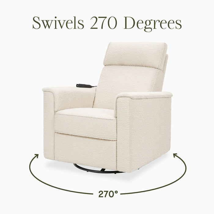 Namesake Willa Deluxe Power Recliner and Swivel Glider with Heat and Massage