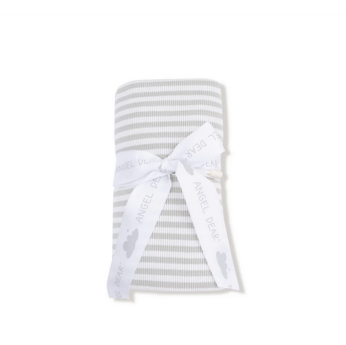 Sage Striped Swaddle