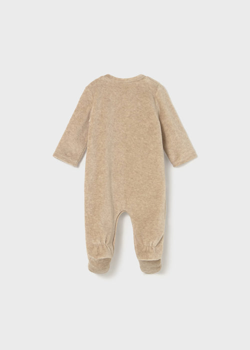 Tan Velour Onsie