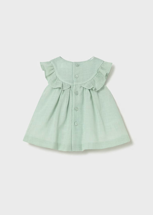 Aqua Smocked Dress