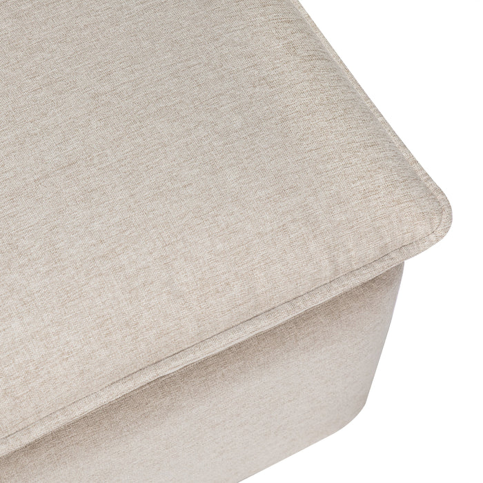 Babyletto Cali Storage Ottoman in Eco-Performance Fabric | Water Repellent & Stain Resistant