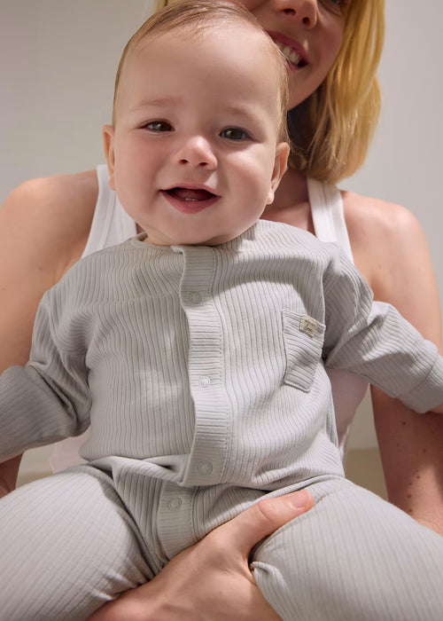 Grey Unisex Romper