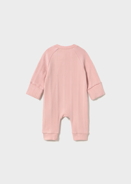 Pink Balloon Cross Zipper Footie
