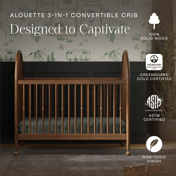 Namesake Alouette 3-in-1 Convertible Spindle Crib