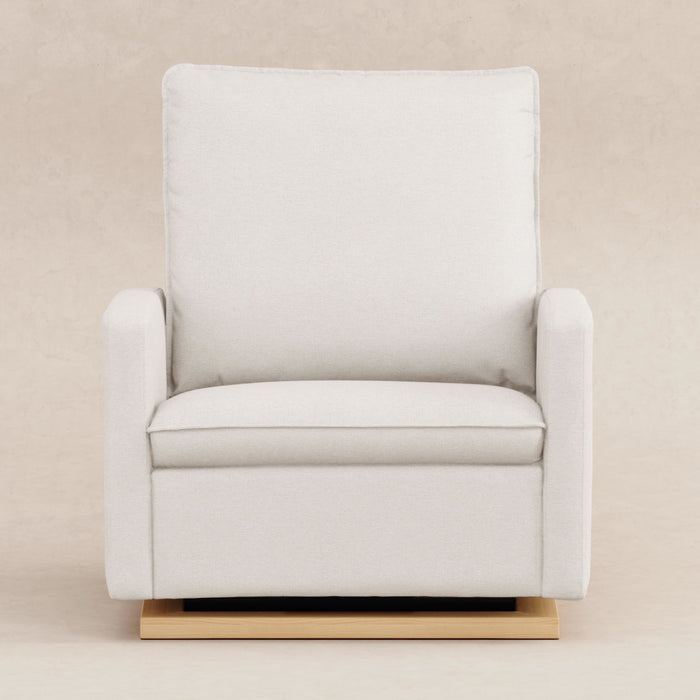 Babyletto Cali Pillowback Chair and a Half Glider in Eco-Performance Fabric | Water Repellent & Stain Resistant