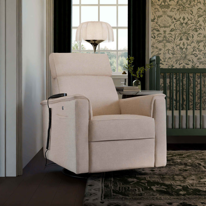 Namesake Willa Deluxe Power Recliner and Swivel Glider with Heat and Massage