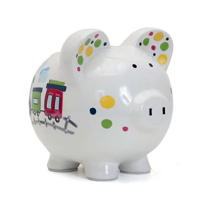 Choo Choo Transportation Piggy Bank