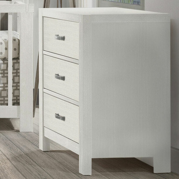 Natart Rustico 3 Drawer Dresser- White