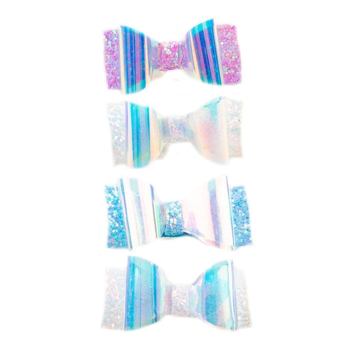 Glow Bow Hair Clips