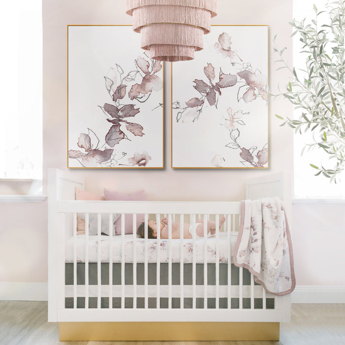 Bella Floral Crib Sheet